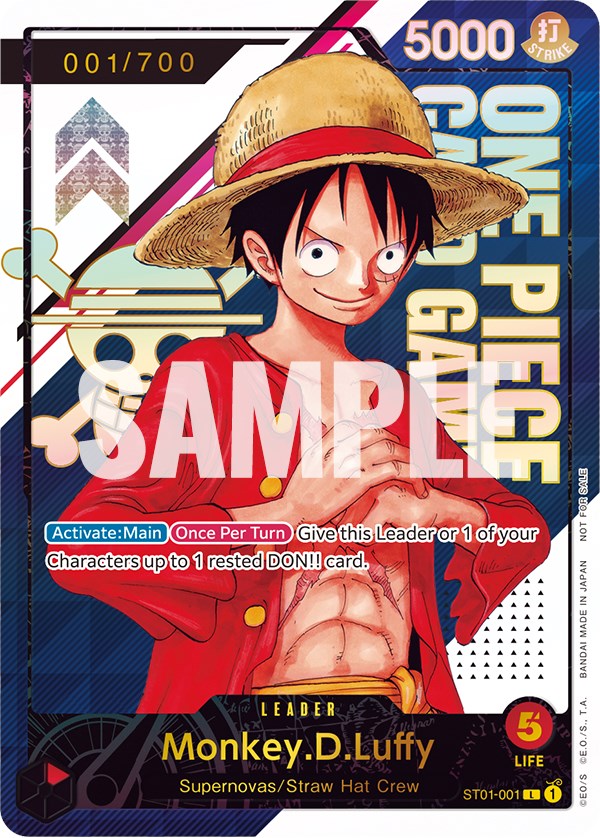 Monkey.D.Luffy (Serial Number) [One Piece Promotion Cards] | The Gaming-Verse