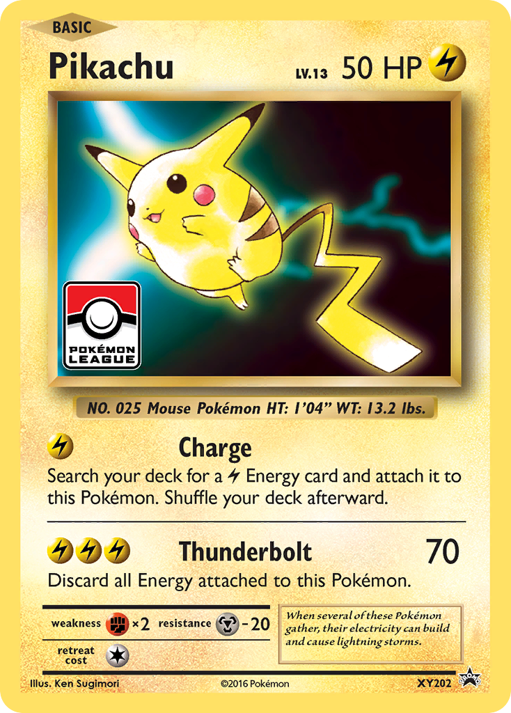 Pikachu (XY202) [XY: Black Star Promos] | The Gaming-Verse