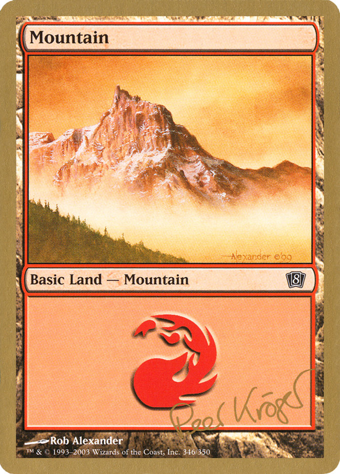 Mountain (pk346) (Peer Kroger) [World Championship Decks 2003] | The Gaming-Verse