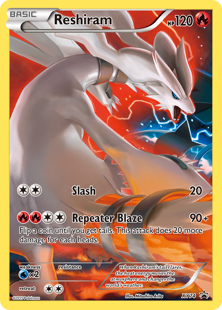 Reshiram (XY74) [XY: Black Star Promos] | The Gaming-Verse