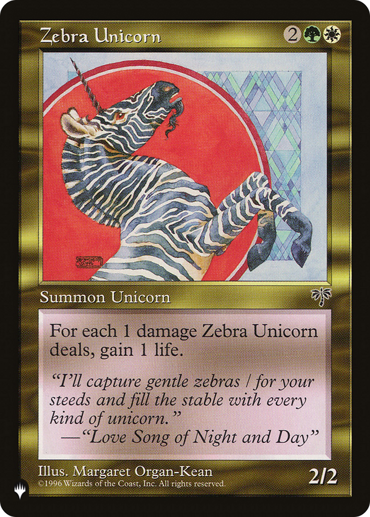 Zebra Unicorn [The List] | The Gaming-Verse