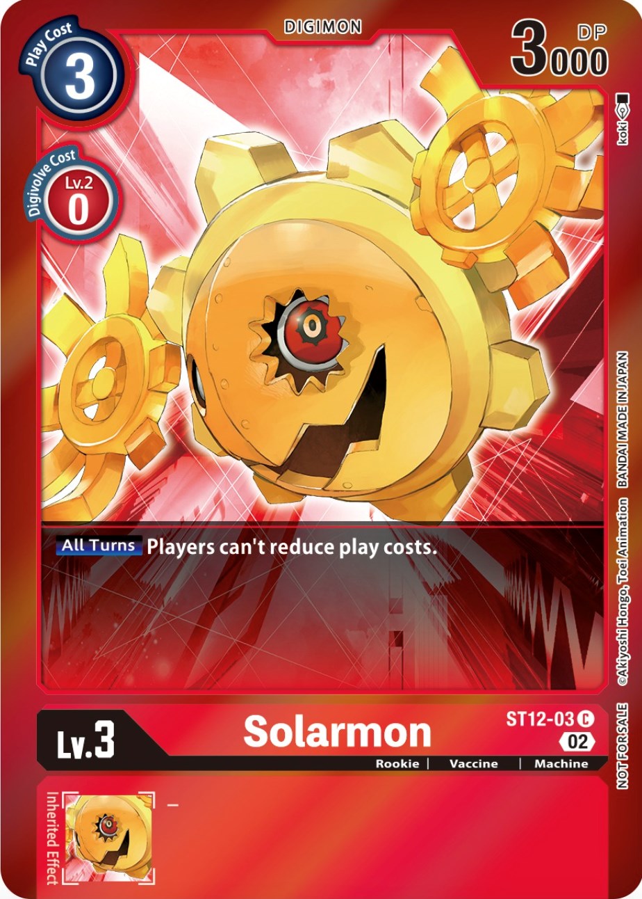 Solarmon [ST12-03] (Event Pack 4) [Starter Deck: Jesmon Promos] | The Gaming-Verse