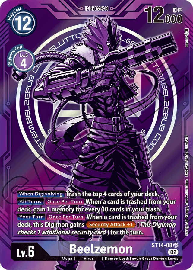 Beelzemon [ST14-08] (Alternate Art) [Starter Deck: Beelzemon Advanced Deck Set] | The Gaming-Verse