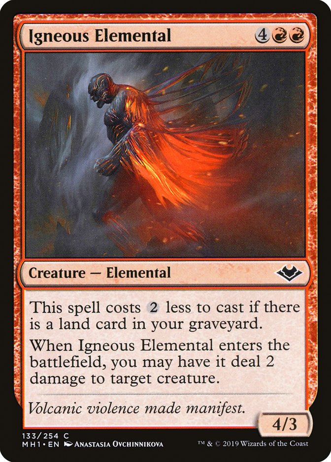 Igneous Elemental [Modern Horizons] | The Gaming-Verse