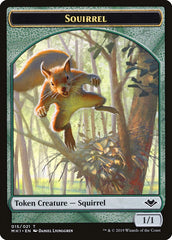 Zombie (007) // Squirrel (015) Double-Sided Token [Modern Horizons Tokens] | The Gaming-Verse