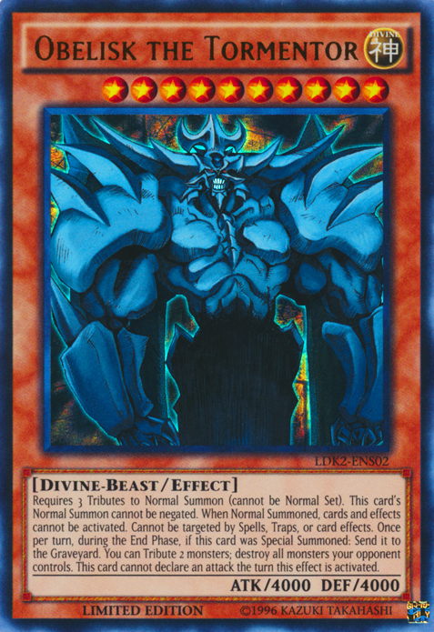 Obelisk the Tormentor [LDK2-ENS02] Ultra Rare | The Gaming-Verse