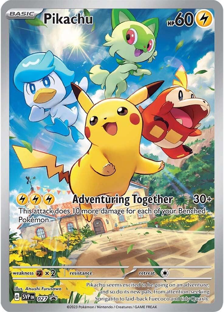 Pikachu (027) [Scarlet & Violet: Black Star Promos] | The Gaming-Verse