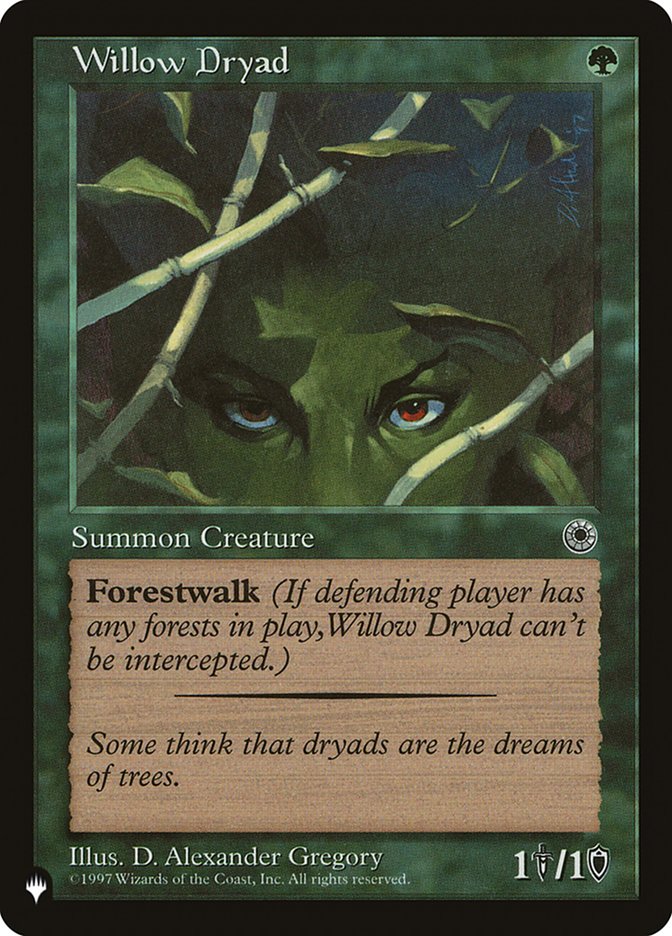 Willow Dryad [The List] | The Gaming-Verse