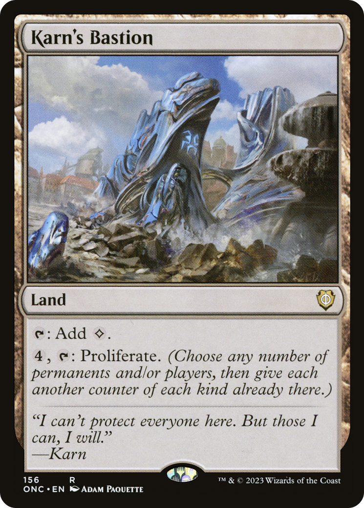 Karn's Bastion [Phyrexia: All Will Be One Commander] | The Gaming-Verse