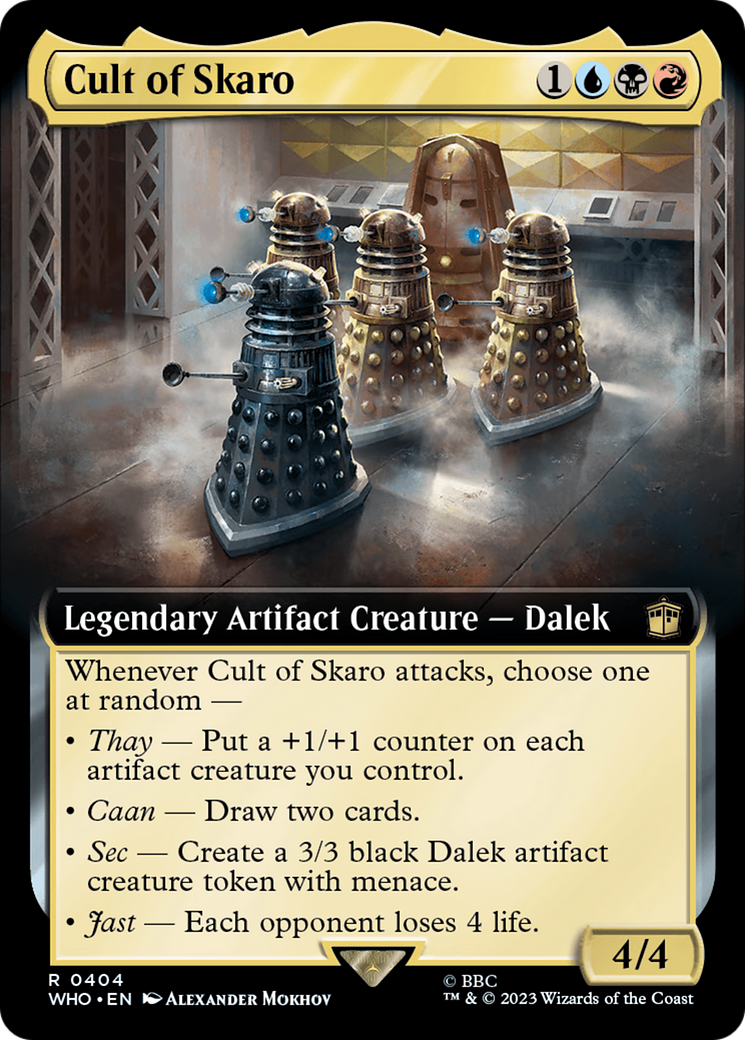 Cult of Skaro (Extended Art) [Doctor Who] | The Gaming-Verse