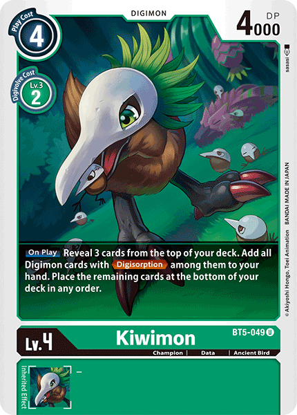 Kiwimon [BT5-049] [Battle of Omni] | The Gaming-Verse