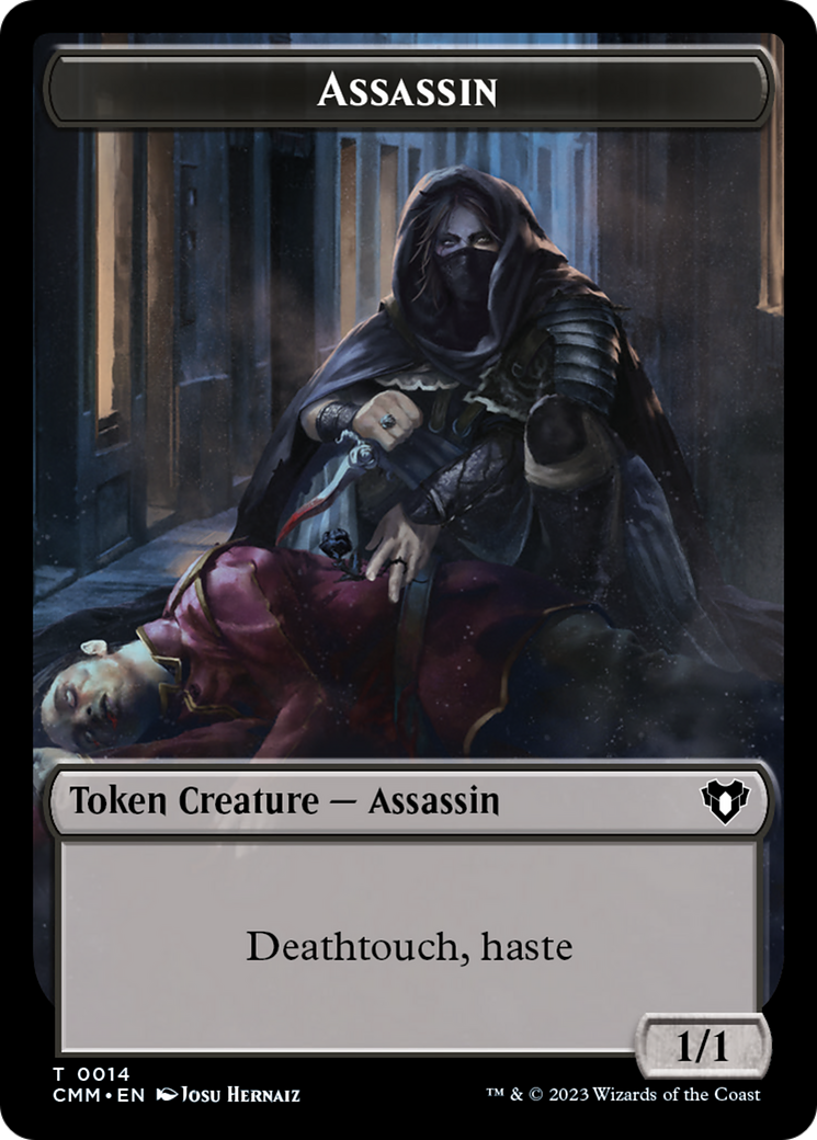 Assassin Token [Commander Masters Tokens] | The Gaming-Verse