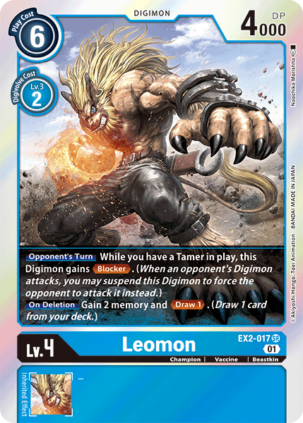 Leomon [EX2-017] [Digital Hazard] | The Gaming-Verse