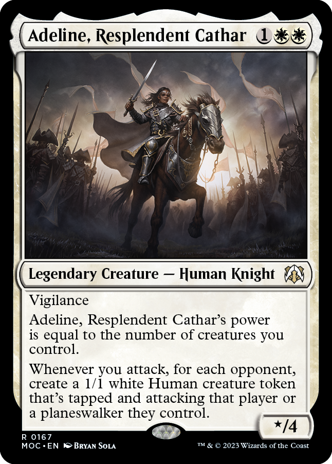 Adeline, Resplendent Cathar [March of the Machine Commander] | The Gaming-Verse