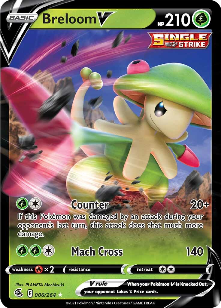 Breloom V (006/264) [Sword & Shield: Fusion Strike] | The Gaming-Verse