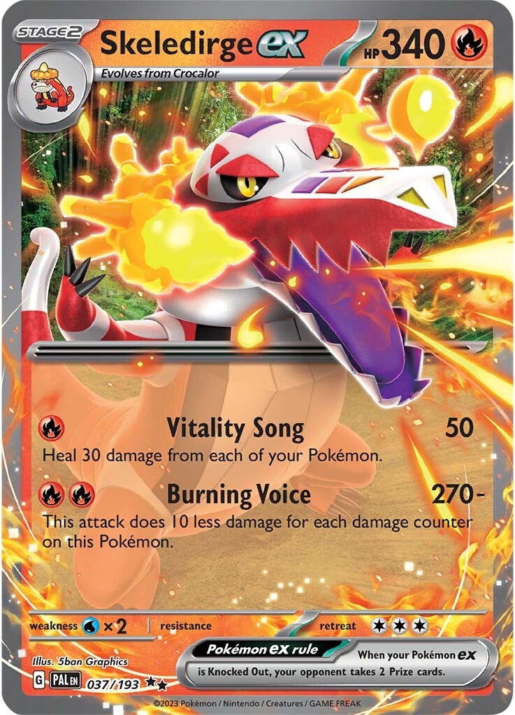 Skeledirge ex (037/193) [Scarlet & Violet: Paldea Evolved] | The Gaming-Verse