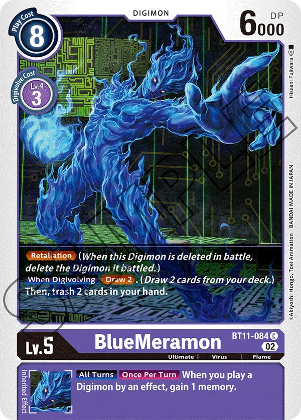 BlueMeramon [BT11-084] [Dimensional Phase] | The Gaming-Verse