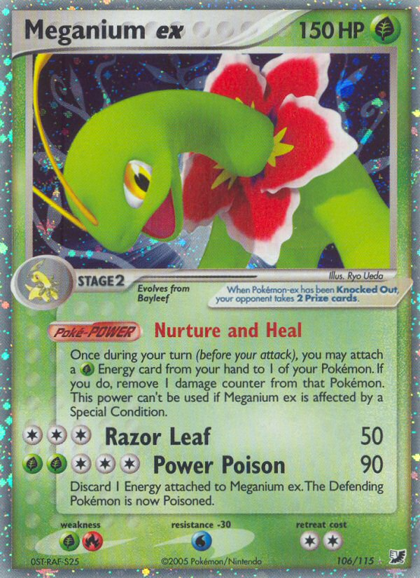 Meganium ex (106/115) [EX: Unseen Forces] | The Gaming-Verse