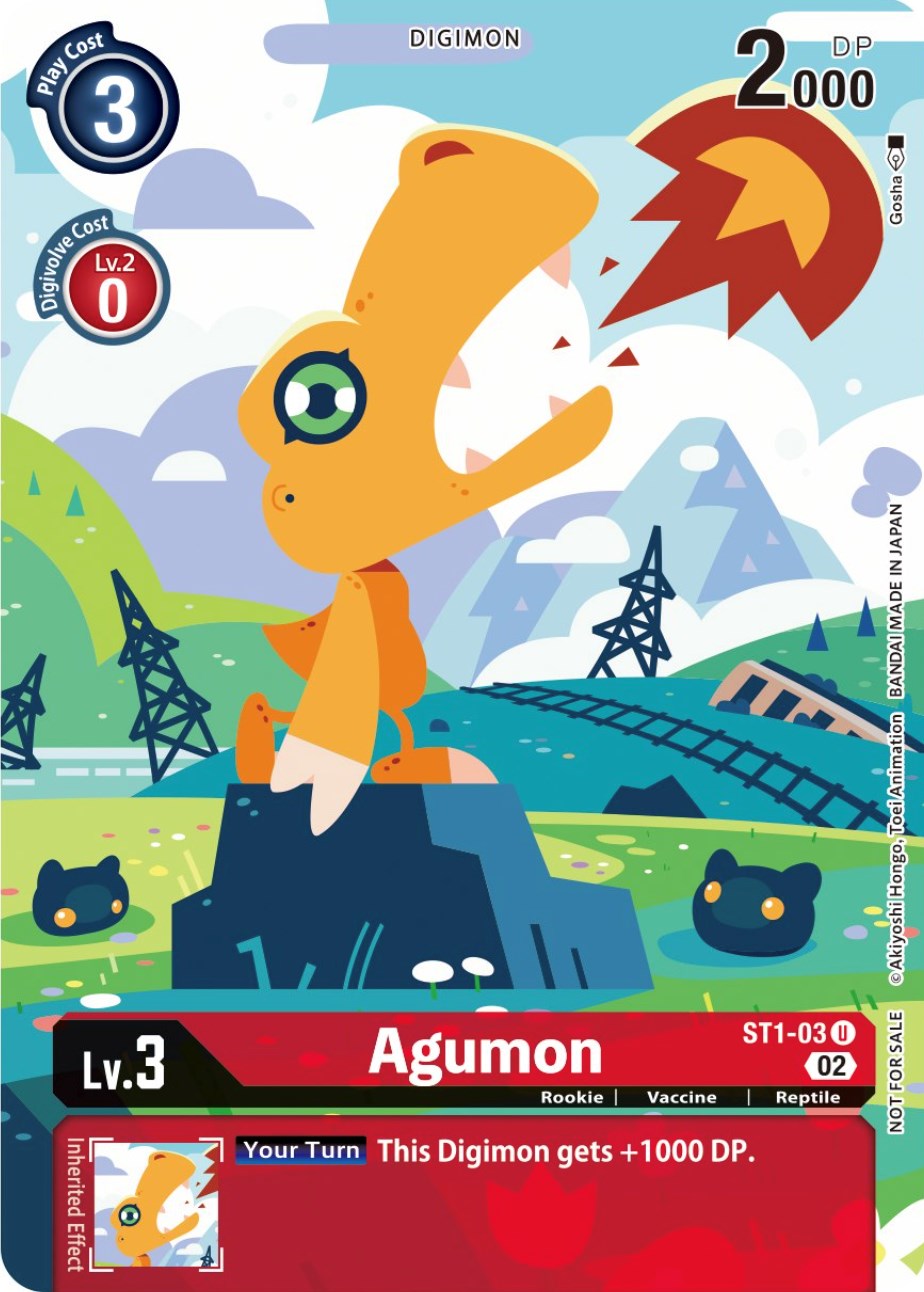 Agumon [ST1-03] (Box Topper) [Dimensional Phase] | The Gaming-Verse