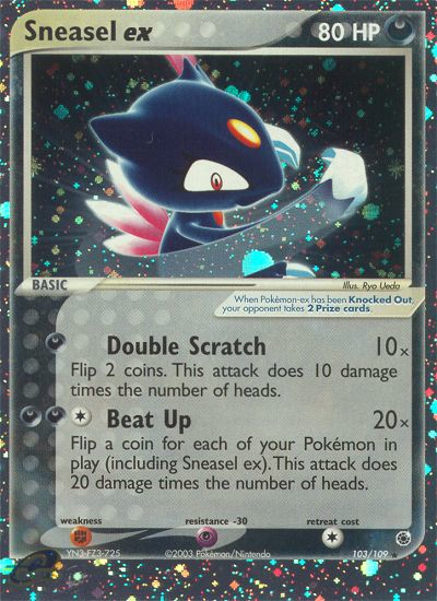 Sneasel ex (103/109) [EX: Ruby & Sapphire] | The Gaming-Verse