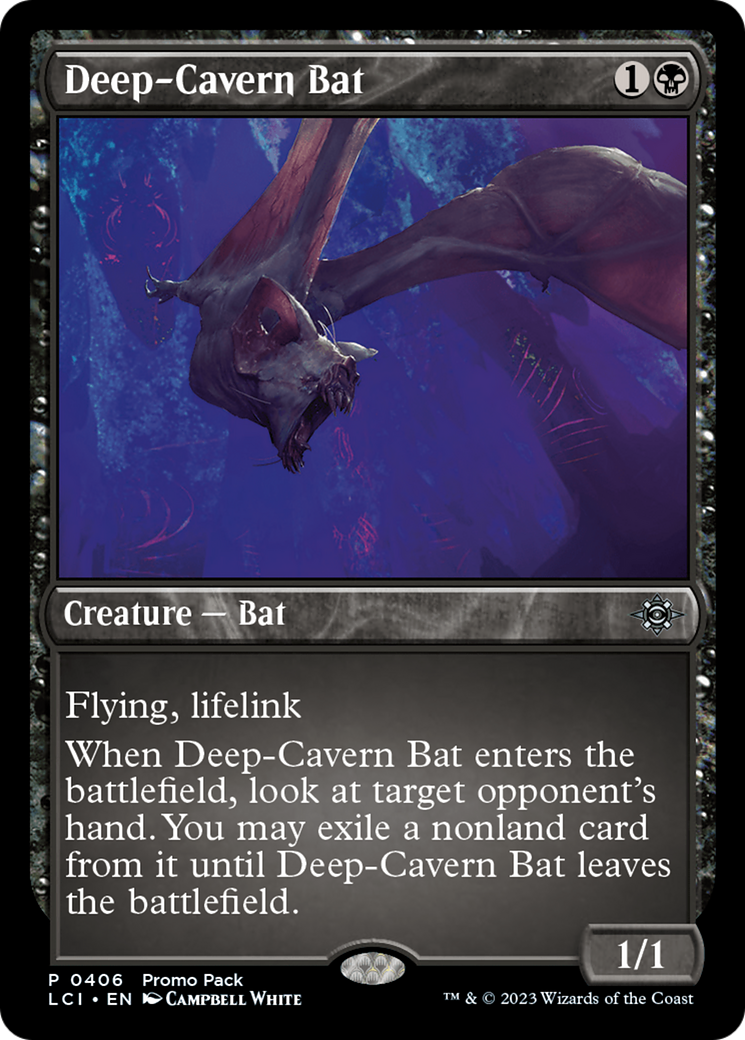 Deep-Cavern Bat [The Lost Caverns of Ixalan Promos] | The Gaming-Verse