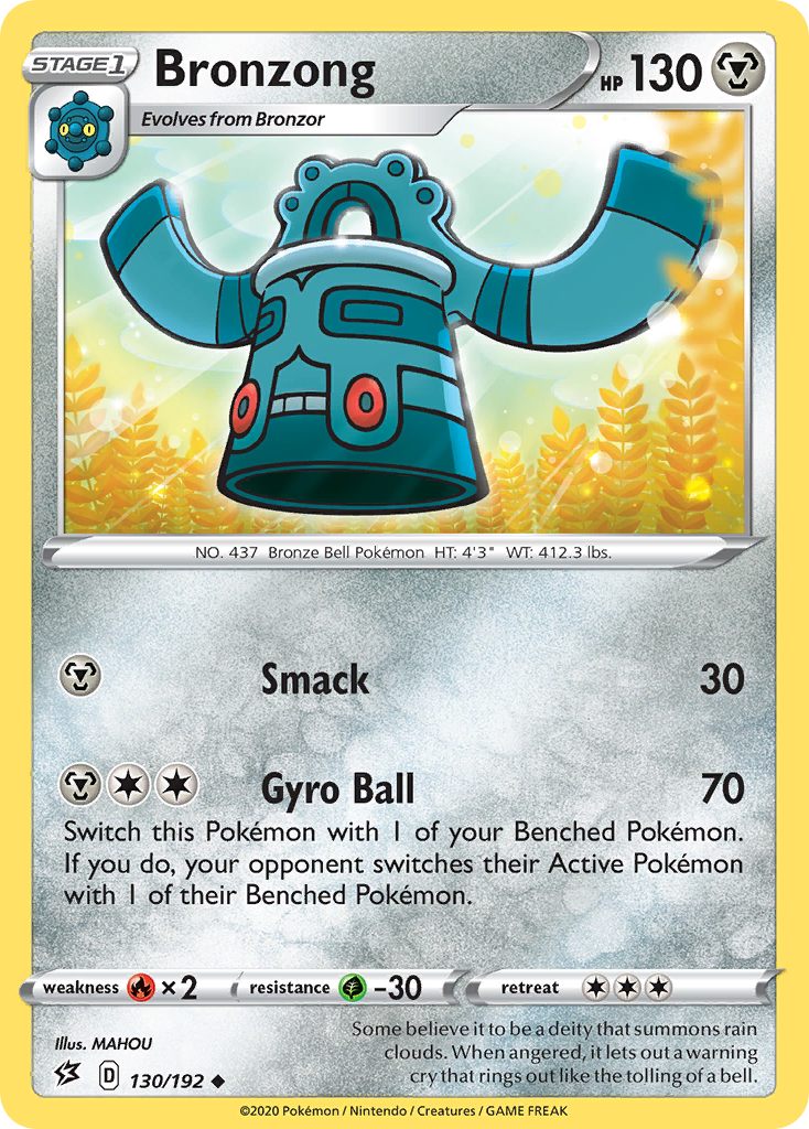 Bronzong (130/192) [Sword & Shield: Rebel Clash] | The Gaming-Verse