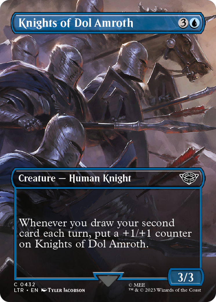 Knights of Dol Amroth (Borderless Alternate Art) [The Lord of the Rings: Tales of Middle-Earth] | The Gaming-Verse