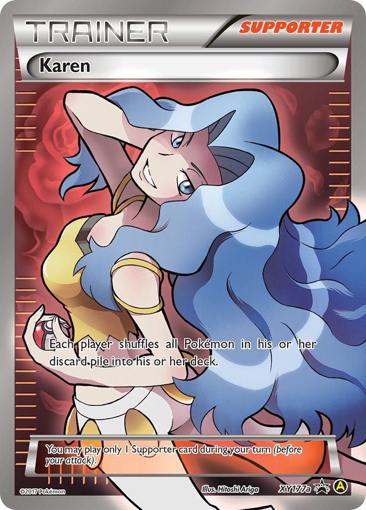 Karen (XY177a) [Alternate Art Promos] | The Gaming-Verse