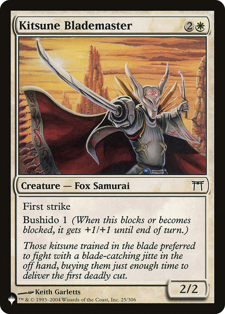 Kitsune Blademaster [The List Reprints] | The Gaming-Verse