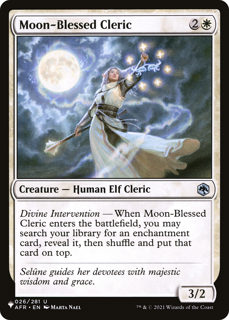 Moon-Blessed Cleric [The List Reprints] | The Gaming-Verse