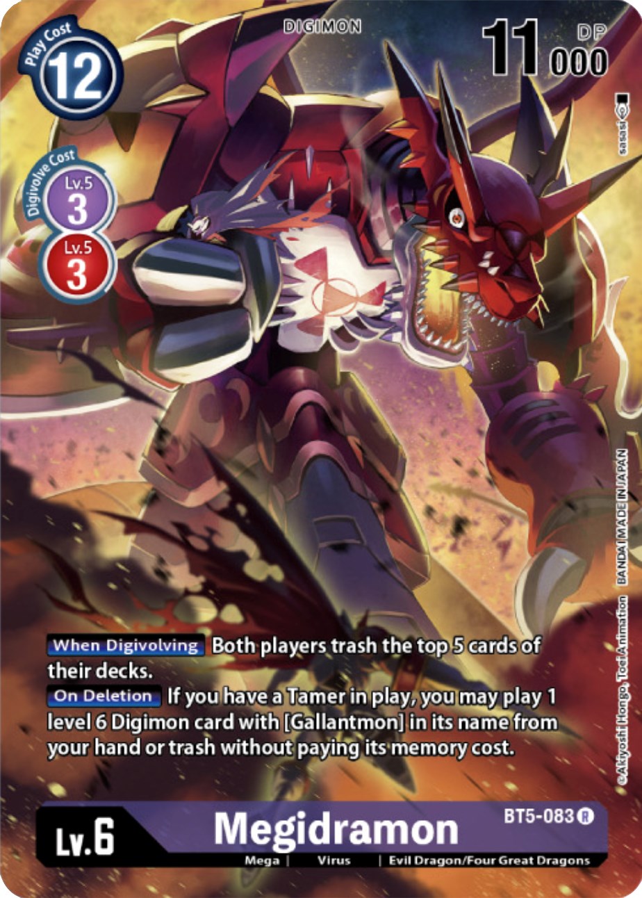 Megidramon [BT5-083] (Digimon Card Game Deck Box Set) [Battle of Omni Promos] | The Gaming-Verse