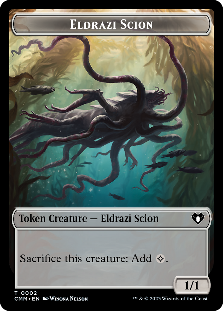 Eldrazi Scion // Myr Double-Sided Token [Commander Masters Tokens] | The Gaming-Verse