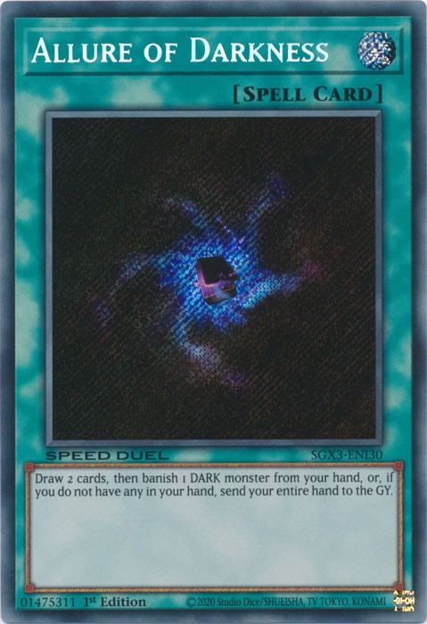 Allure of Darkness [SGX3-ENI30] Secret Rare | The Gaming-Verse