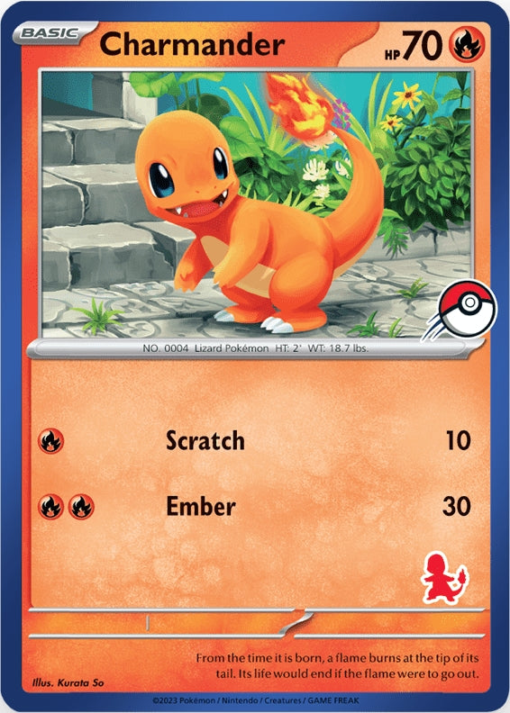 Charmander (Blue Border) [My First Battle] | The Gaming-Verse