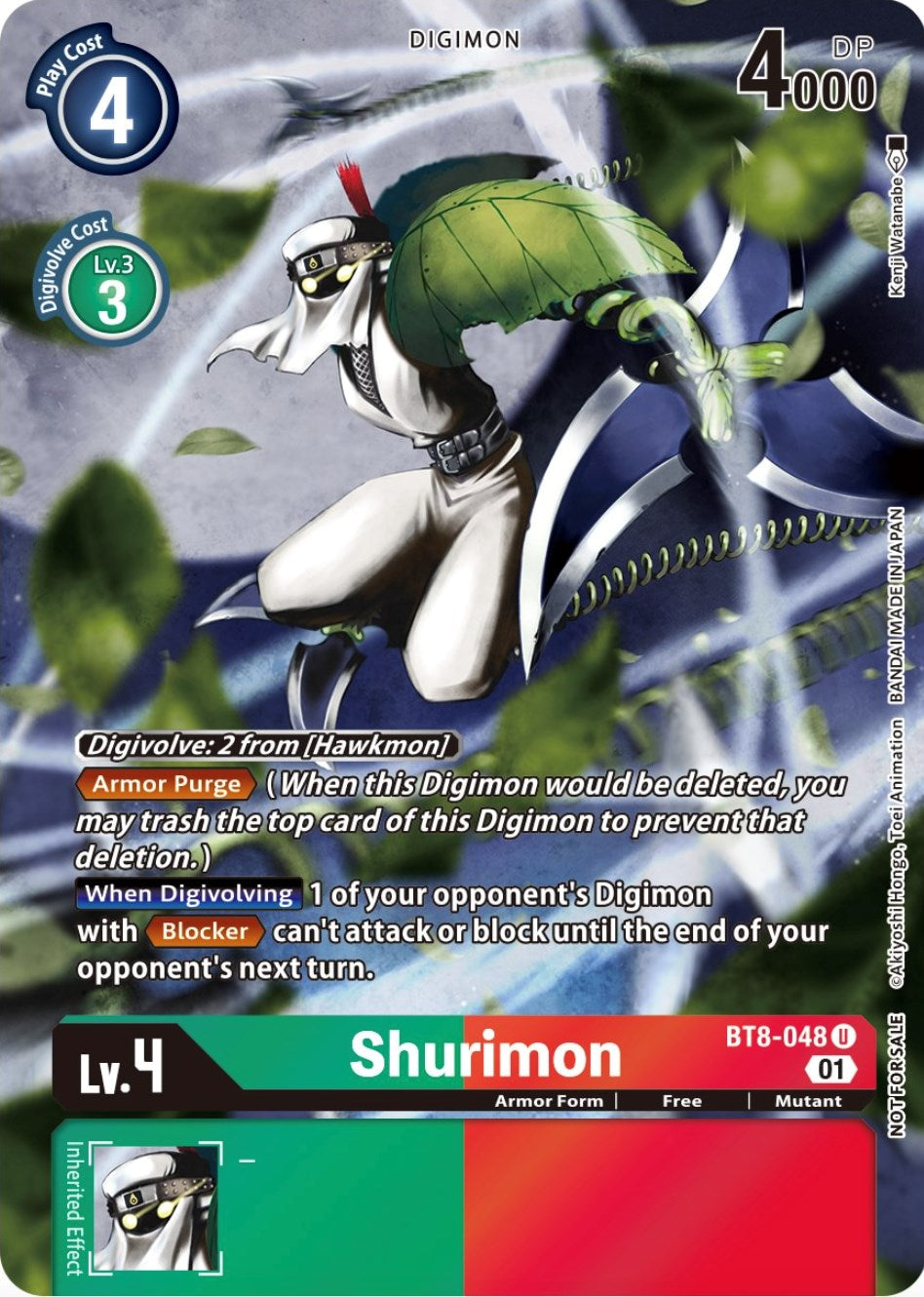 Shurimon [BT8-048] (Official Tournament Pack Vol.9) [New Awakening Promos] | The Gaming-Verse