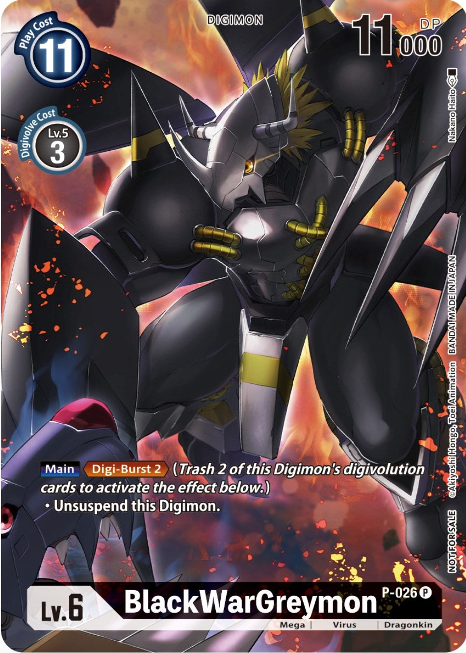 BlackWarGreymon [P-026] (Winner Pack Across Time) [Promotional Cards] | The Gaming-Verse