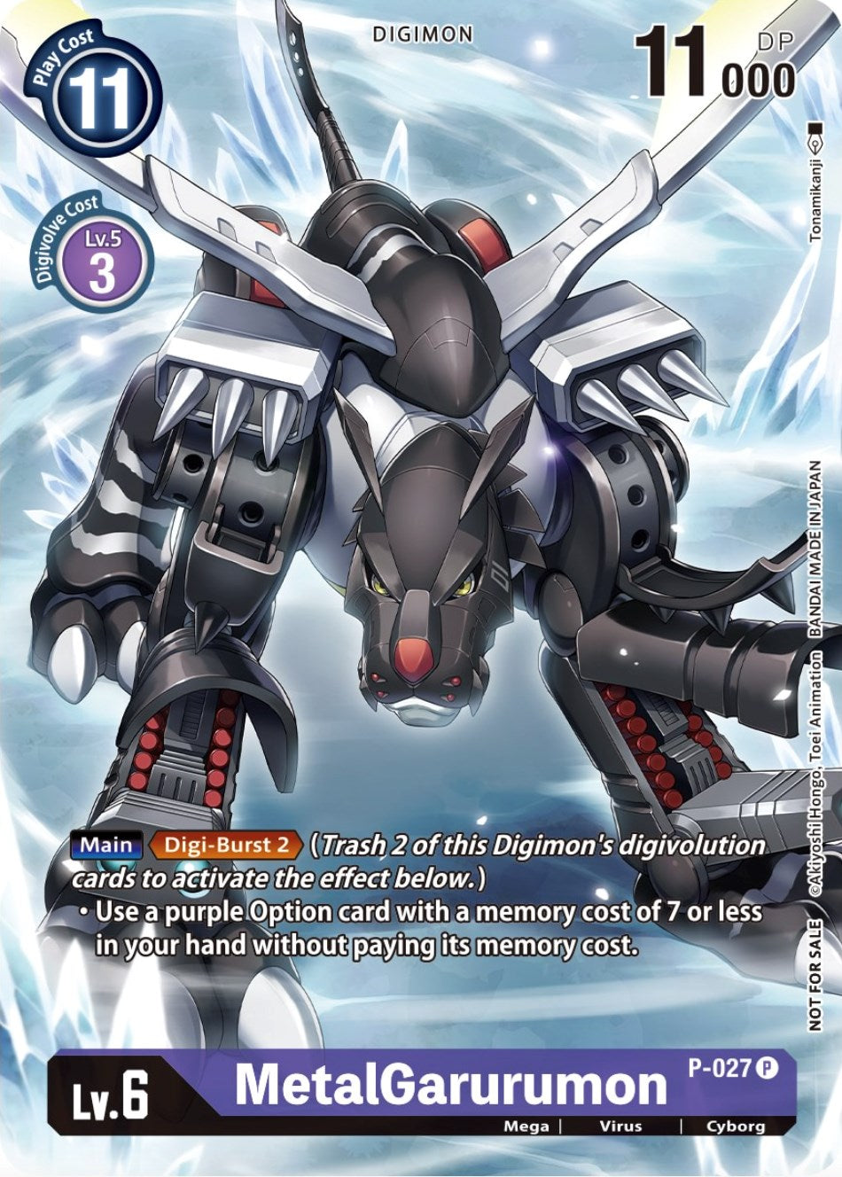 MetalGarurumon [P-027] (Winner Pack Across Time) [Promotional Cards] | The Gaming-Verse