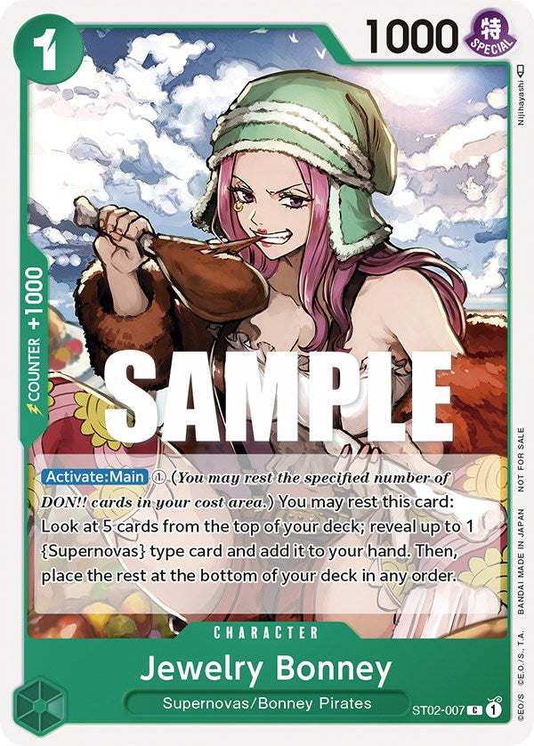 Jewelry Bonney (Tournament Pack Vol. 3) [Participant] [One Piece Promotion Cards] | The Gaming-Verse