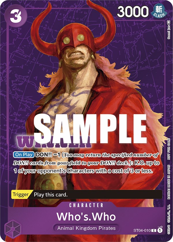 Who's.Who (Tournament Pack Vol. 3) [Winner] [One Piece Promotion Cards] | The Gaming-Verse