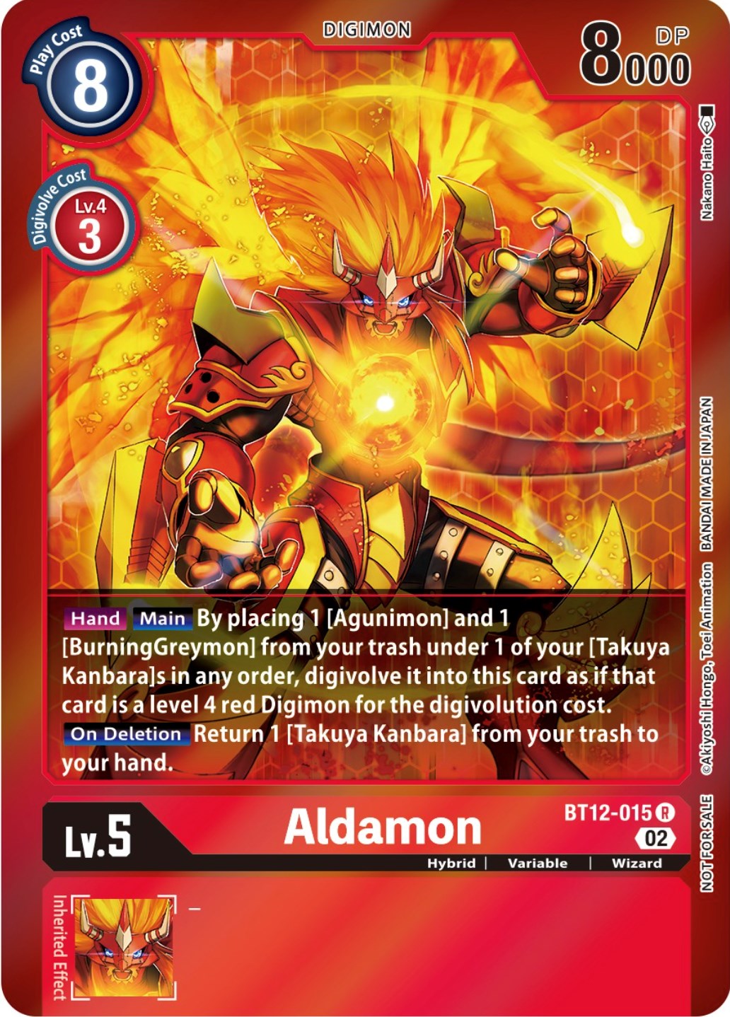 Aldamon [BT12-015] (Tamer Party -Special-) [Across Time Promos] | The Gaming-Verse