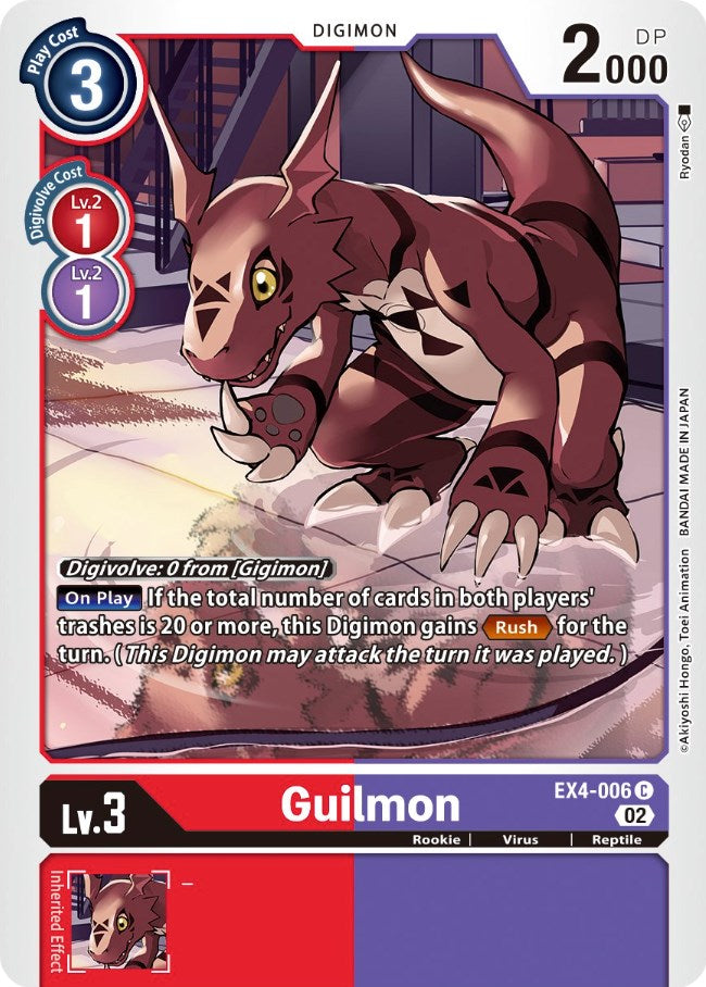 Guilmon [EX4-006] [Alternative Being Booster] | The Gaming-Verse