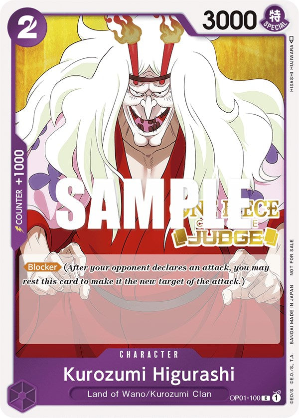 Kurozumi Higurashi (Judge) [One Piece Promotion Cards] | The Gaming-Verse