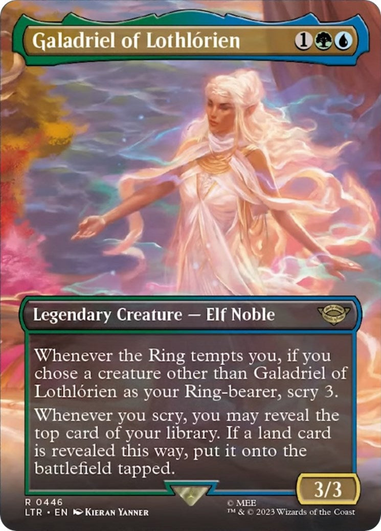 Galadriel of Lothlorien (Borderless Alternate Art) [The Lord of the Rings: Tales of Middle-Earth] | The Gaming-Verse