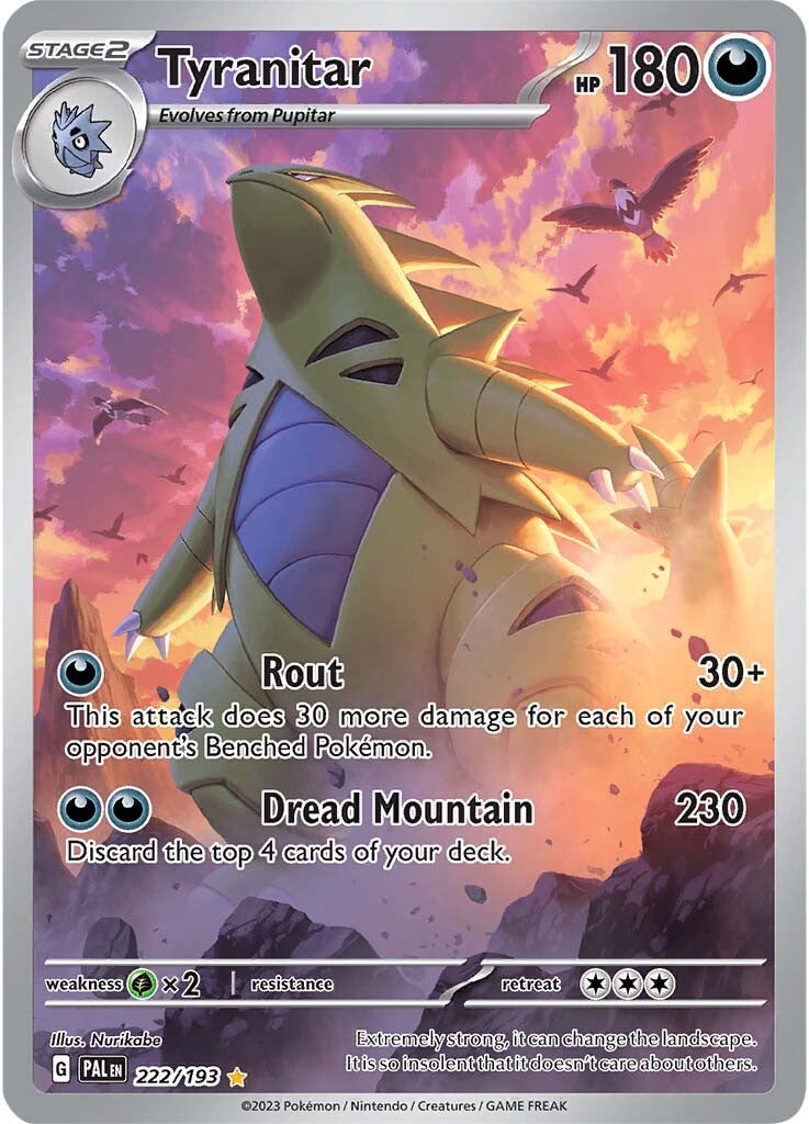 Tyranitar (222/193) [Scarlet & Violet: Paldea Evolved] | The Gaming-Verse