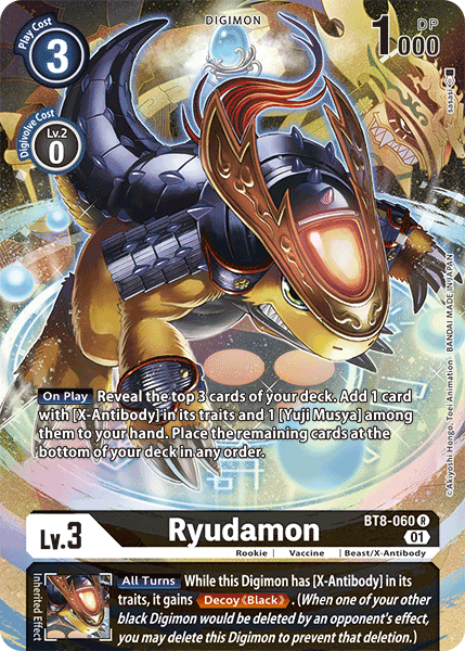 Ryudamon [BT8-060] (Alternate Art) [New Awakening] | The Gaming-Verse