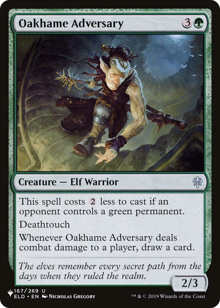 Oakhame Adversary [The List Reprints] | The Gaming-Verse