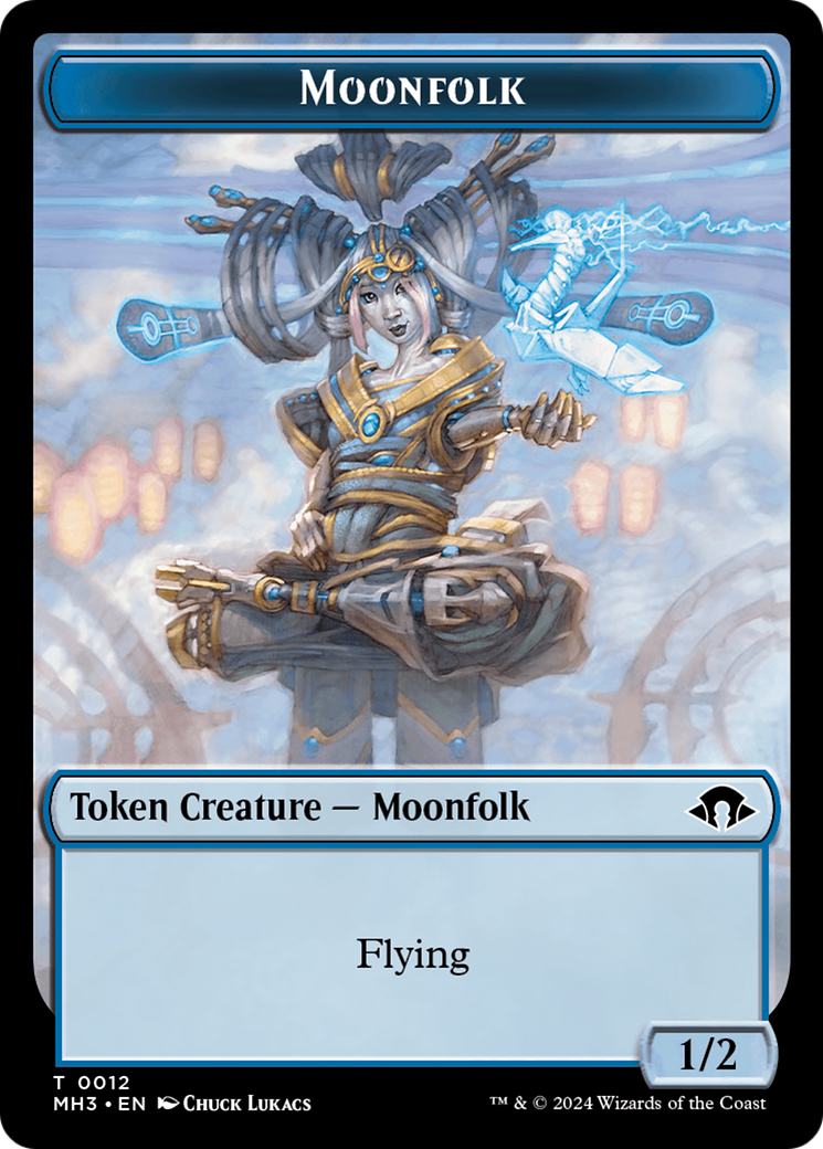 Moonfolk Token [Modern Horizons 3 Tokens] | The Gaming-Verse