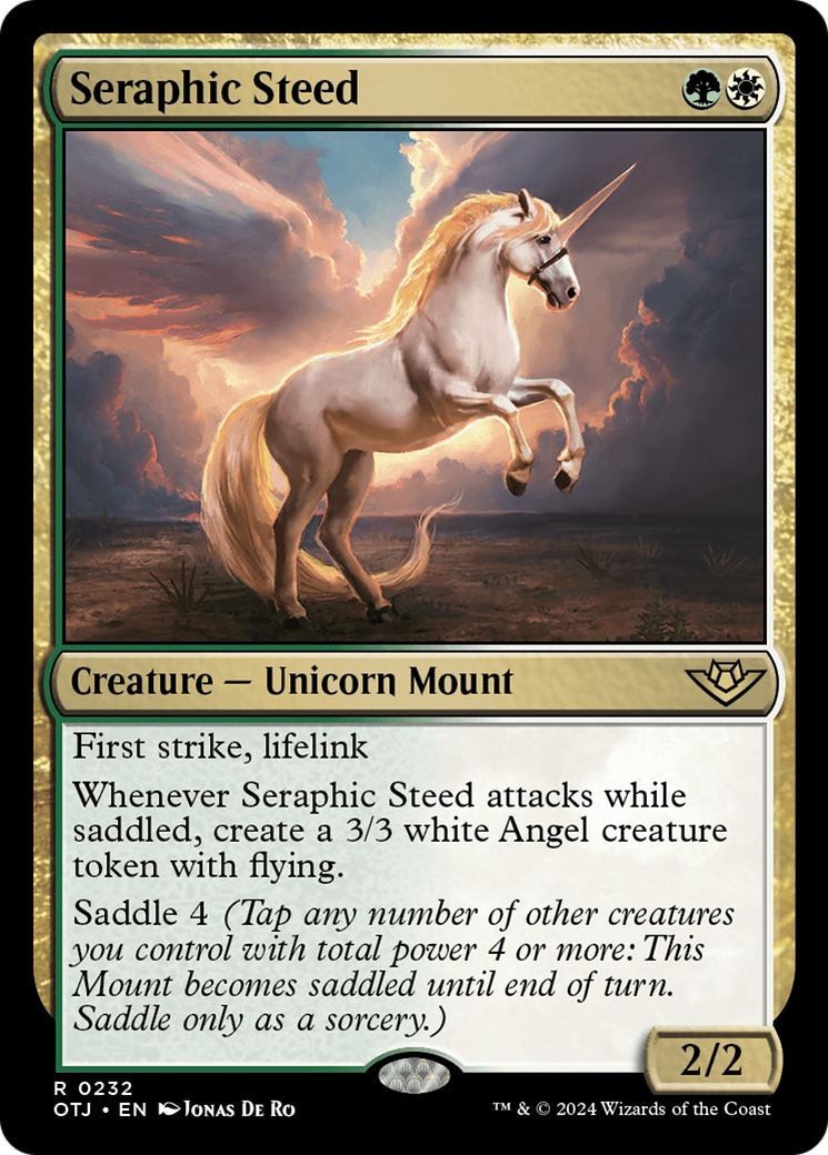 Seraphic Steed [Outlaws of Thunder Junction] | The Gaming-Verse