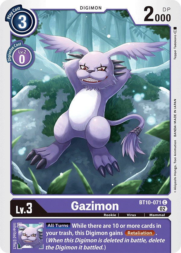 Gazimon [BT10-071] [Xros Encounter] | The Gaming-Verse