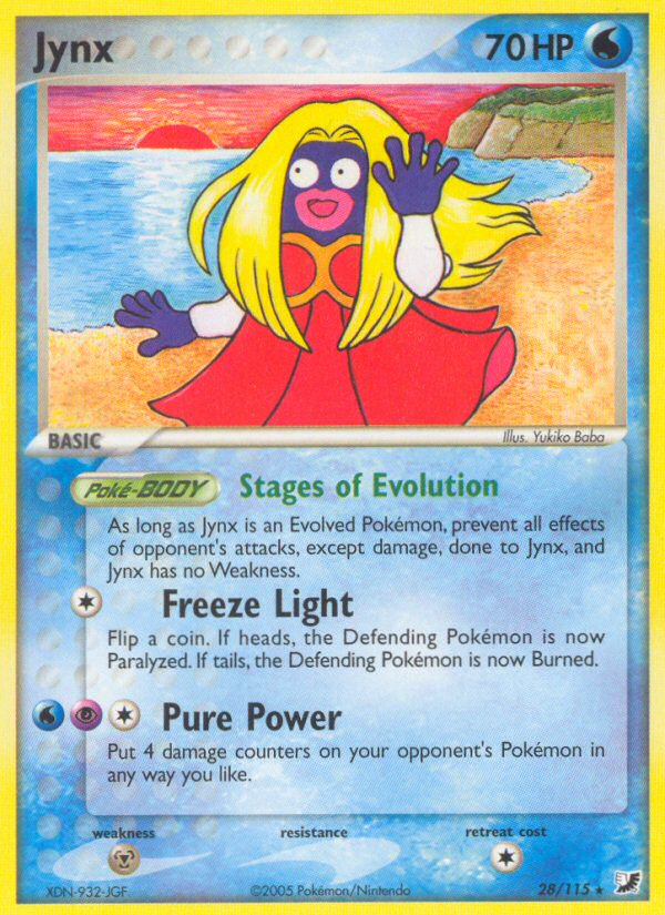 Jynx (28/115) [EX: Unseen Forces] | The Gaming-Verse